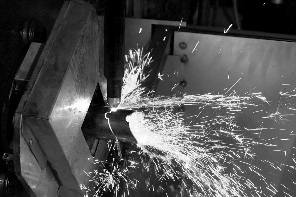 Rohrplasmaschneidanlage